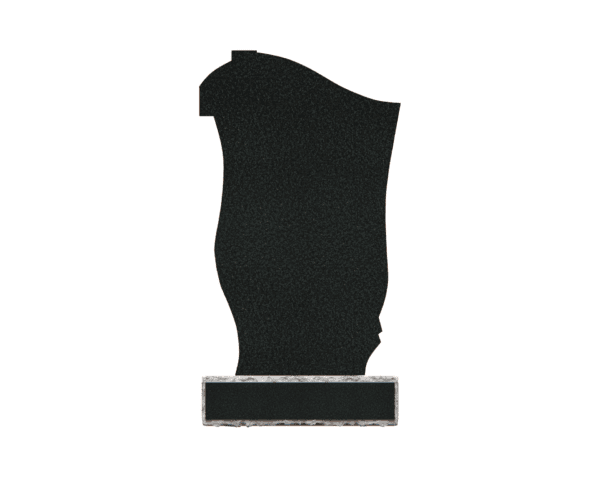 Elegant Granite Headstone with Cross Motif - Image 2