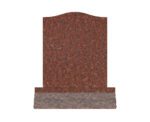 Islamic Upright Headstone with Shahada Inscription and Rose - Image 2