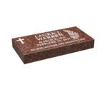 Elegant Flat Headstone with Cross Symbol