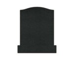 Affordable Upright Granite Headstone with Cross and Rose Wreath - Image 2