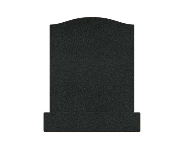 Affordable Upright Granite Headstone with Cross and Rose Wreath - Image 2