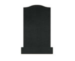 Simple Jewish Upright Granite Headstone with Star of David - Image 2