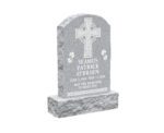 Simple Irish Upright Memorial with Celtic Cross