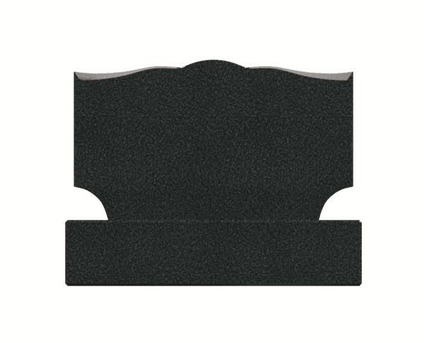 Simple Upright Companion Granite Headstone - Image 2