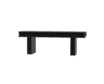 Simple Cemetery Granite Bench Monument