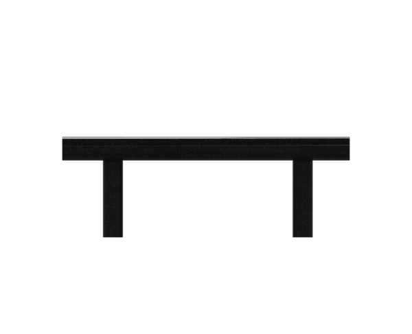 Simple Cemetery Granite Bench Monument - Image 2