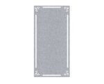 Affordable Granite Ledger Headstone with Elegant Flower Design - Image 2