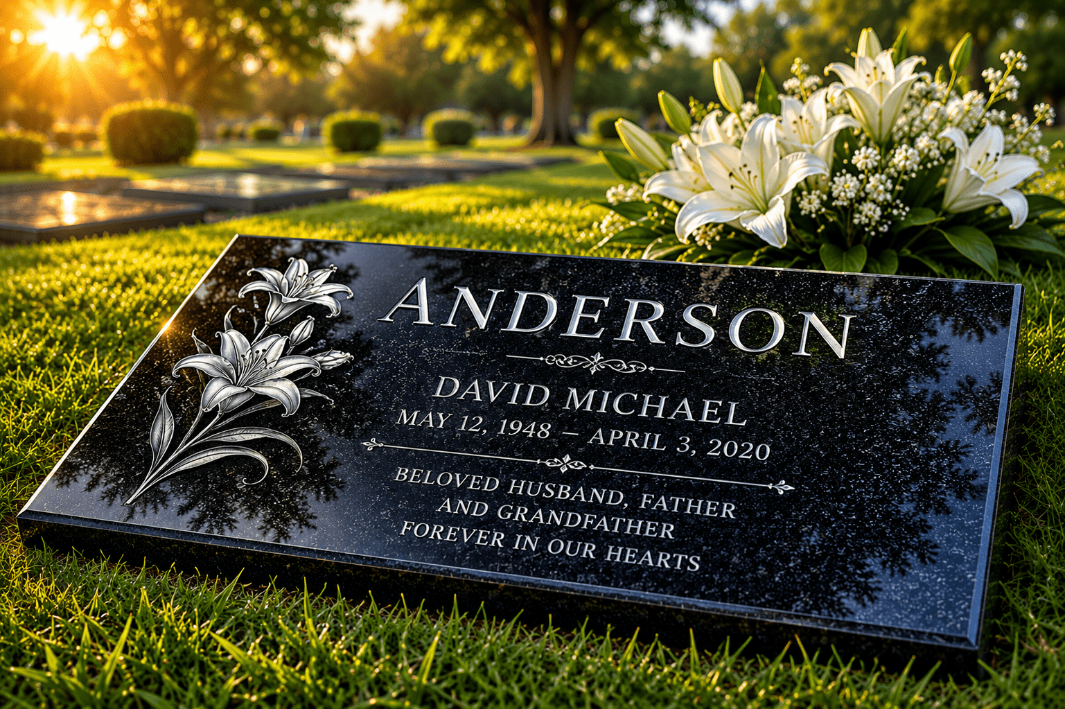 Granite Flat Headstones Why Granite Is the Standard Material