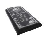 Asian Lotus Ledger Granite Memorial