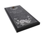 Single Rose Ledger Granite Memorial