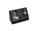 Cross & Landscape Slant Granite Headstone