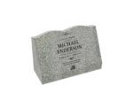 Classic Serpentine Slant Granite Headstone