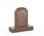 Classic Serpentine Top Upright Headstone