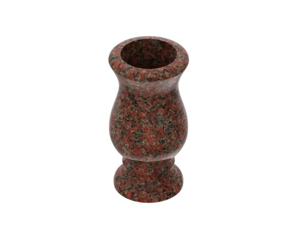 Pedestal Granite Memorial Vase - Image 1
